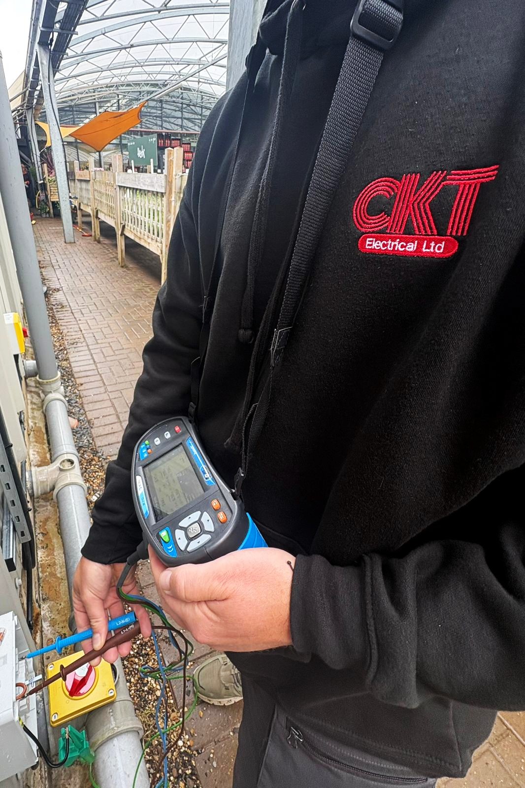 CKT Electrical Ltd at work